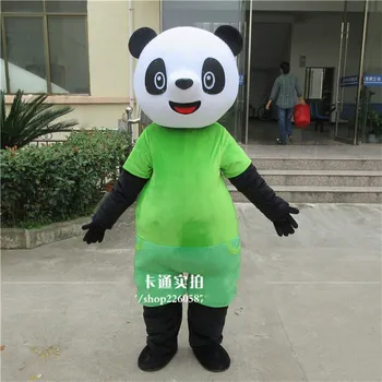 Dospelej Veľkosti Novú Verziu Čínsky Obor Panda Maskot Maškarný Kostým súťaž: Cosplay Mascotte Kostýmy pre Halloween Party Podujatie, Maškarný