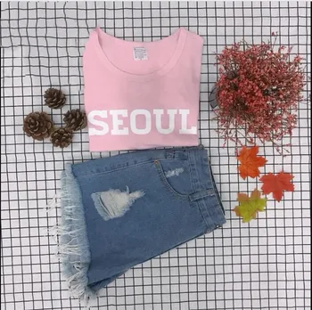 Pobyt Pravda, Nový Príchod v Soule T-shirt Nové Módne Vysokej Kvality Tumblr Ženy Módne Oblečenie List Tlačených Tričká Unisex Tričká