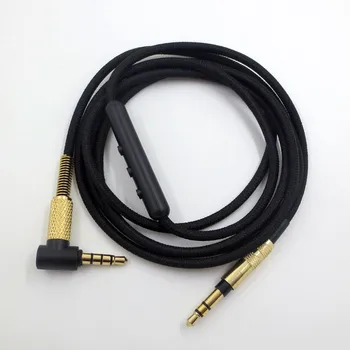 3,5 MM konektor pre Slúchadlá Audio kábel Kábel Adaptéra s in-Line Mikrofón Diaľkové Hlasitosti pre Sony mdr-10r MDR-1A XB950 Z1000 MSR7 Slúchadlá