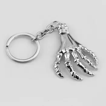 Dongsheng Walking Dead Zombie Palm Packa Keychain Hot Film Šperky Kovový Krúžok na kľúče Keyring Pre Mužov
