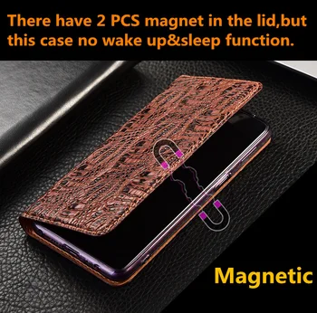 Krokodílie pazúry pravej kože telefón závesu kartu držiak pre Huawei P40 Pro/Huawei P40 Lite/Huawei P40 magnetické flip cover
