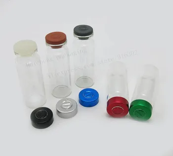 500 X 15ML jasné, sklenené ampulky fľaše so zátkou a flip viečka 1/2 oz Transparentné Sklo Kozmetické Fľaše