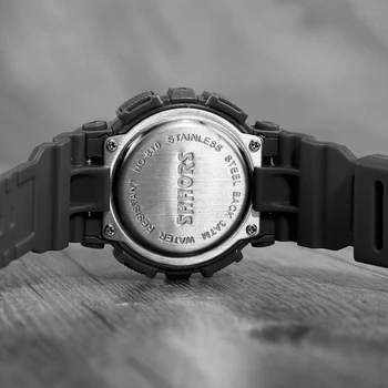 Móda SHHORS Hodinky Mužov Led Digitálne Hodinky Silikónový Elektronické náramkové hodinky Mužov Príležitostné Športové Hodinky Animovať Uomo