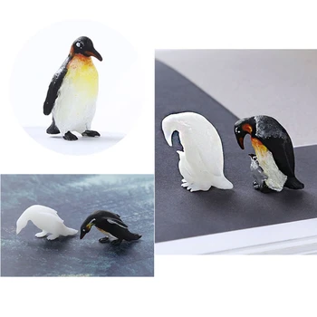10 Tvary Epoxidové Živice Výplň Mini Penguin Modelovanie Silikónové Formy Landspace Náplne Živice Šperky Náplne DIY Odlievanie Umeleckých Remesiel