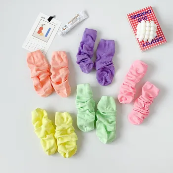 Ponožky Ženy Harajuku Retro roztomilé Ponožky Ženy Pack Lady Bavlna Voľné Ponožky V Tube kórejský Fialová Dizajnér Vianočné Hip Hop