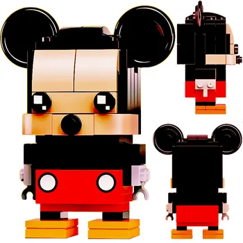 Disney Mini Mickey Minnie Údaje DIY Klasické Filmové Model Blok Tehly Hračky pre Deti darček 41624-41625