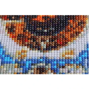 Plné Námestie Mozaiky Diamond Výšivky, Výšivky Mozaiky Cross Stitch Diamond Maľovanie Vianočných Mačka Táborák stenu Decor JS3002