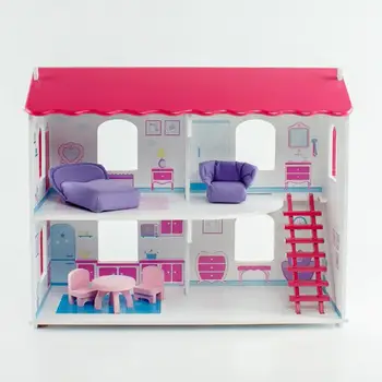 Bábika Domy PAREMO Doll House Victoria s týmto pre deti hračky pre deti, hry, nábytok pre bábiky bábiky domy, nábytok pre posteľ pre príslušenstvo