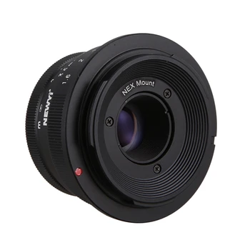 NEWYI 35mm F/1.6 Manual Focus Objektív pre Sony E-Mount Kamery A6500/5100 NEX5