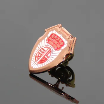 Vlastné Kovové Odznak Vojenskej Vysoká Kvalita Nízka Cena Elektrolyticky Pokrývajú Zlatý Odznak Späť Motýľ Pracka