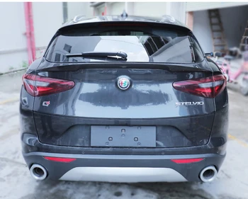 Pre Alfa Romeo Stelvio Spojler Uhlíkových Vlákien Zadný Kufor, Spojler, Čierne Prevedenie Quadrifoglio Verde 2017 - 2018