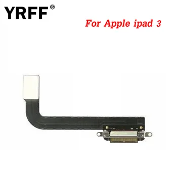 YRFF Opravy Dielov USB konektor na pripojenie Nabíjačky Konektor Port Konektor Flex Kábel Opravy Pre iPad 3 Power Flex Nabíjací Dok Port Náhradné Diely