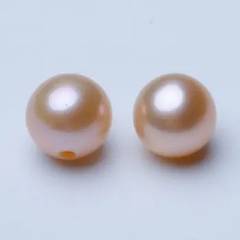 Sladkovodné Perly Okrúhly tvar a Veľkosť dokonalý lesk na Šperky DIY voľné pearl