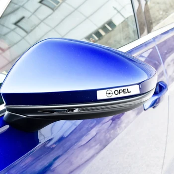 2 ks Módne podiel 3D Auto Hliníka Kovové Odznak dekorácie-Nálepky pre Opel Astra H G J Insígnie Mokka Zafira Corsa Vectra C D