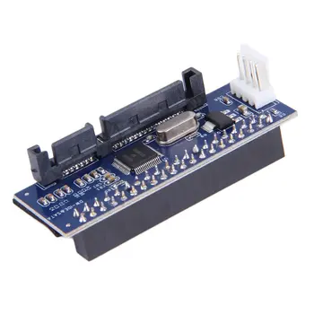40-pin IDE Žena na SATA 7+15 kolíkový 22-pin Male Adaptér PATA na SATA kábel Kábel Adaptéra Karty Zásob