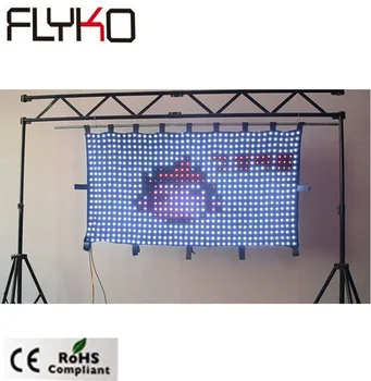 P5 2mx1m vodotesný flexibilný video funkcia fáza dekorácie, party, svadba zariadenia led fáze opony