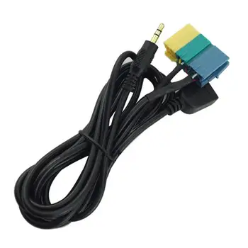 2 V 1 3,5 MM a USB Konektor Car Audio Adaptér, Auto Adaptér Video Audio Kábel Auto AUX Linka Pre Hyundai Kia