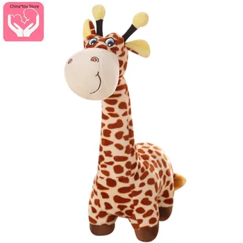 Karikatúra Roztomilý Žirafa Bábika Plyšové Hračky Rag Doll Simulácia Bábiky, Dekorácie Deti Narodeninám Dievča