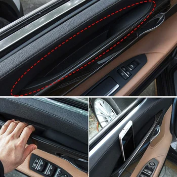 Auto Interiérové Dvere, Kľučky na BMW F01 F02 7-Series Vnútorné Dvere, Panel držadlo Vytiahnuť Dopravcu Výbava Kryt