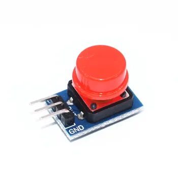 10pcs Veľké tlačidlo modul Veľké tlačidlo modul Ľahký dotyk switch modul s klobúk Vysokej úrovni výstup pre arduino