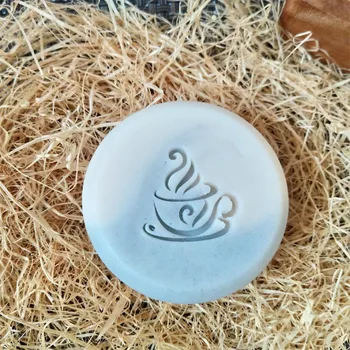 Šálku kávy Ručne vyrábané Mydlo Akryl Tesnenie Formy Tesnenie Rámu Mini Diy Prírodné Organické Sklo Patterns3-5cm