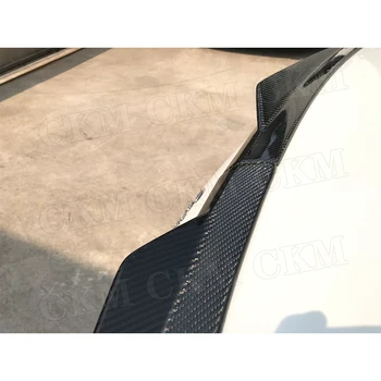 Suché Uhlíkových Vlákien Zadné Boot Spojler Shark Fin Štýl Krídla Pre Porsche Panamera 971 2017-2019 Kované Uhlíkovej Spojler