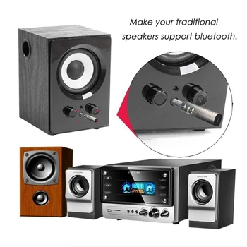 Bezdrôtový Bluetooth Prijímač 3,5 mm Jack Bluetooth Stereo Audio Music Prijímač, Adaptér pre bezdrôtový Reproduktor Aux Hands Free sada