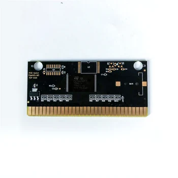 Menacer 6-Hra s Tonerom - EUR Štítok Flashkit MD Electroless Zlato PCB Karty pre Sega Genesis Megadrive Video Herné Konzoly