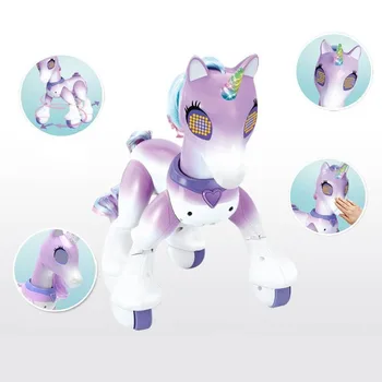 Diaľkové Ovládanie Koňa Robot Jednorožce Roztomilý Zvierat Inteligentné Indukčné Elektrické Model Pet Robotické Vzdelávacie Deti Hračky