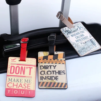 Označenia batožiny, Viacfarebná Obdĺžnikový PU Kufor Názov Označenie Držiteľa Značku Lietadla Stravovanie Názov Značky Štítok Cestovné Príslušenstvo