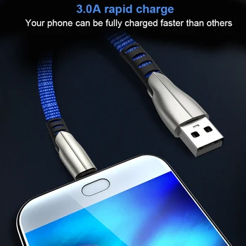 3.0 USB Typ C Kábel Pre S10+ Rýchle Nabíjanie USB C Mobilného Telefónu Kábel Pre Xiao Redmi huawei USB Kábel Pre Typ C Kábel Zariadenia