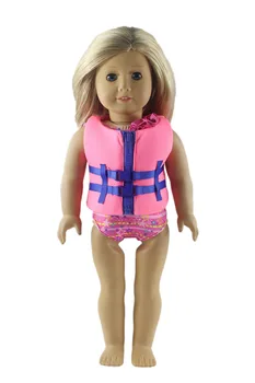 2017 Nový Štýl Módy Ružový Život Bunda Oblečenie Pre 18-Palcové American Doll