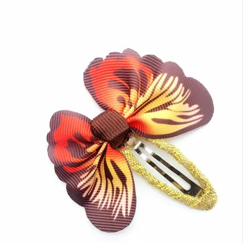 Mini boutique luky 2,4 palca motýľ vlasy pása S nástrojmi BB sponky do vlasov Vlasy Kolíky 10pcs/veľa