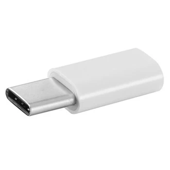 CYSM Biela Farba USB 3.1 Typ C Male Micro USB 2.0 5Pin Žena Údajov Adaptér pre Tablet a Mobilných Telefón