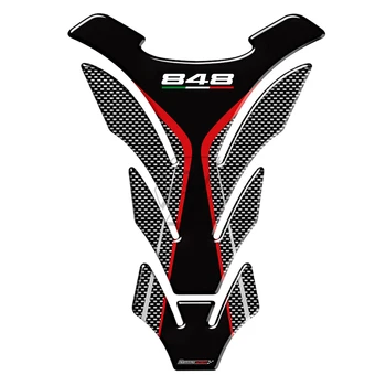 3D Živice Motocykel Tank Pad Chránič Odtlačkový Nálepky Prípade pre Ducati 848 EVO Tankpad