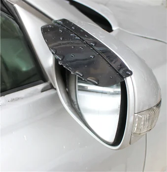 2 ks auto spätné zrkadlo dažďový obočie pomoci príslušenstvo pre Volkswagen VW POLO Golf 4 Golf 6 Golf 7 CC Tiguan Passat B5