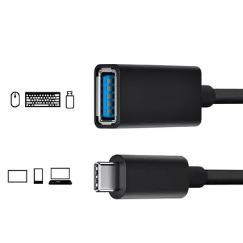 Typ-C, USB OTG Kábel Nabíjačky Pre Meizu Pro 7 6 Xiao mi5s mi6 NEXUS 5X 6P LG G5 G6 Huawei P9 P10 Plus Oneplus 5 3T 3 2