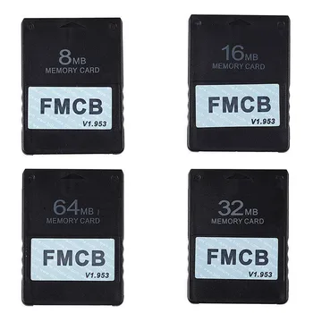 8MB/16MB/32 MB/64 MB, Pamäťová Karta, Ukladanie Dát na Pamäťovej Karte Sony PS2 Hry Konzoly Free McBoot FMCB v1.953