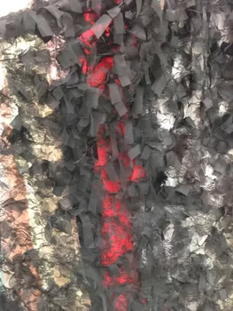 5 metrov Čiernej a bielej farby výšivky Afriky Čipky Tkaniny Vysokej Kvality Afriky Vyšívané Čipky a Tylu Textílie