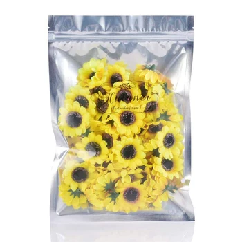 100 Ks Ručné Simulácia FlowerSunflower Hlavy na Hlavu za Domáce Stranu Svadobné Dekorácie DC120