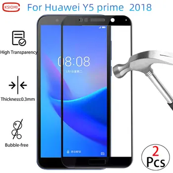 Ochranné Glas Pre Huawei y5 2018 Kryt Kalené Sklo Screen Protector Na y5prime Telefón Coque Taška 5.45 Globálne Huaweiy5 3d