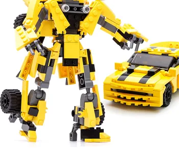 Transformácia Serie Stavebné Bloky Nastaviť Robot Auto Truck Model Deformácie Hračky pre chlapca