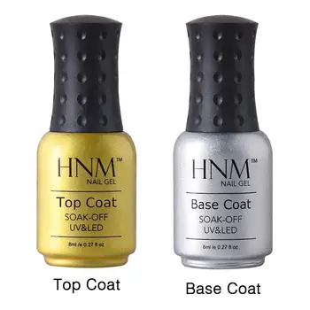 HNM 8ml Tepelnej 3 Farby UV Gel lak na Nechty Šťastie Lak Lak Soak Off Semi Trvalé Razenie Farba Gellak Base Top