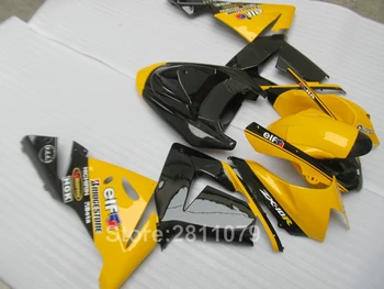 Zadarmo 7 darčeky tvarovaný kapotáže držiak pre Kawasaki Ninja ZX10R 04 05 žltá čierna horské nastaviť ZX10R 2004 2005 GY32