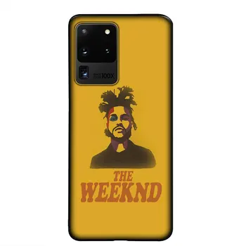 The Weeknd Mäkký Silikónový Kryt pre Samsung Galaxy S20 Ultra S10 + S8 S9 S7 Okraji Poznámka 20 8 9 10 Plus Lite Telefón Prípade