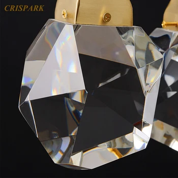 Postmoderných Crystal Prívesok Visí Lampa LED Luxusné Nepravidelný Crystal Špirála Dekoratívne Svetlo Vnútorné Loft Posteli Jedálenský Stôl