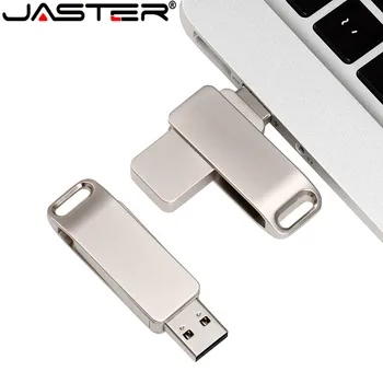USB flash disk 32GB rotujúceho kovu nepremokavé pero jednotky kľúč 64GB mini kl ' úč mini flash memory stick 16GB
