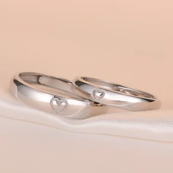 925 Silver Páry Krúžok nastaviteľné osobnosti šperky príslušenstvo vlastné pánske prstene šterlingov strieborné prstene