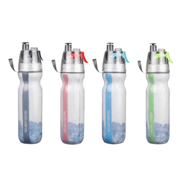 2020 Nové 500 ml Pevné Plastové Sprej Chladné Letné Športové Fľašu s Vodou Prenosných Lezenie Vonkajšie Koleso Shaker Moje Fliaš Vody