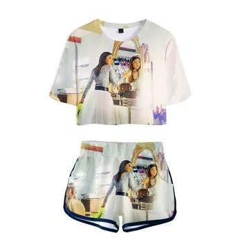 2021 Ženy 3D Tlač Eva Kráľovná dve kus nastaviť Nový dizajn Eva Kráľovná Nadrozmerná krátke rukáv tričko a Krátke Nohavice O-krku Lete Nastaviť